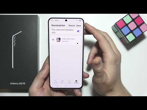 Samsung S25 FE كيفية تعيين أغنية كنغمة رنين 