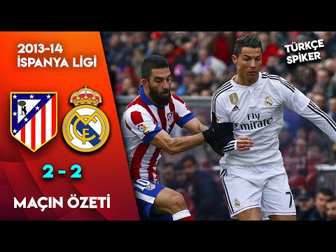 Atletico Madrid 2-2 Real Madrid | MÜTHİŞ DERBİ 2013-14 La Liga - Türkçe Spiker