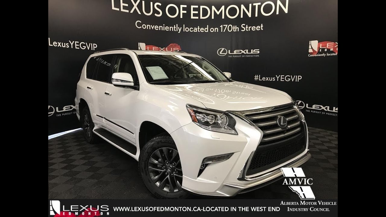 White 2018 Lexus Gx 460 Technology Package Walkaround Review West Edmonton Alberta