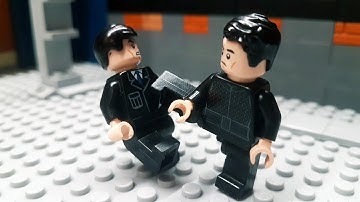 Lego MATRIX Neo vs agent Smith