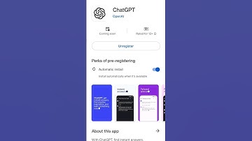 Chatgpt app on Android #chatgpt #android #shorts #viral