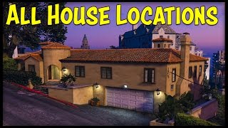 GTA 5 Online ALL NEW HOUSE LOCATIONS, INTERIORS & PRICES! (Executive DLC)