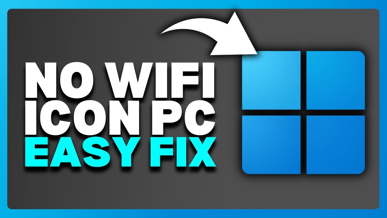 How To Fix No Wi-Fi Icon On PC - YouTube