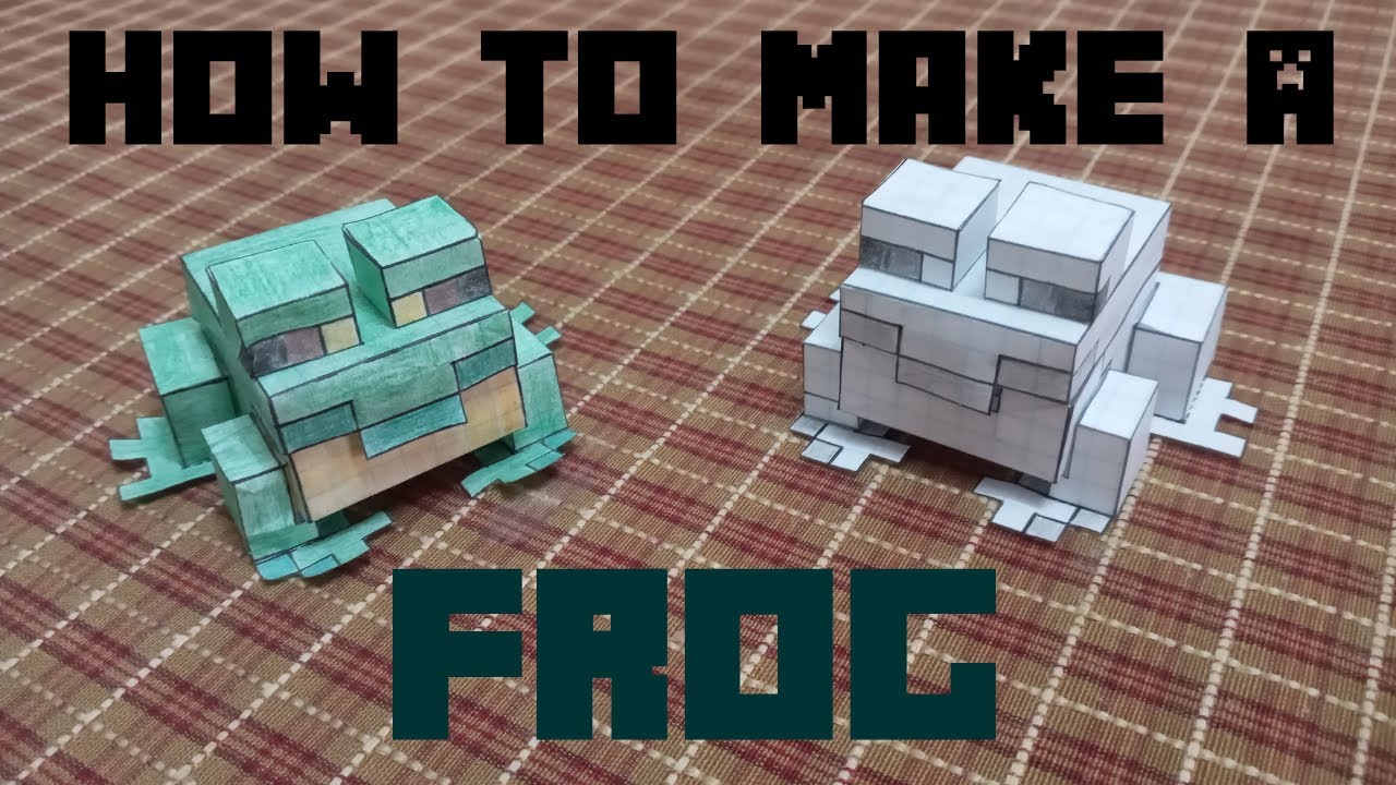 How to Make a Minecraft Frog - YouTube