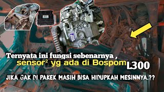 Sensor pada Bospom L300 terbaru di lepas ,apakah pengaruh sama mesin? Tes fungsi sensor bospom.