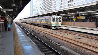 JR東海 中央西線 211系 5000番台 海ｼﾝK117編成+K115編成 快速 名古屋駅 発車