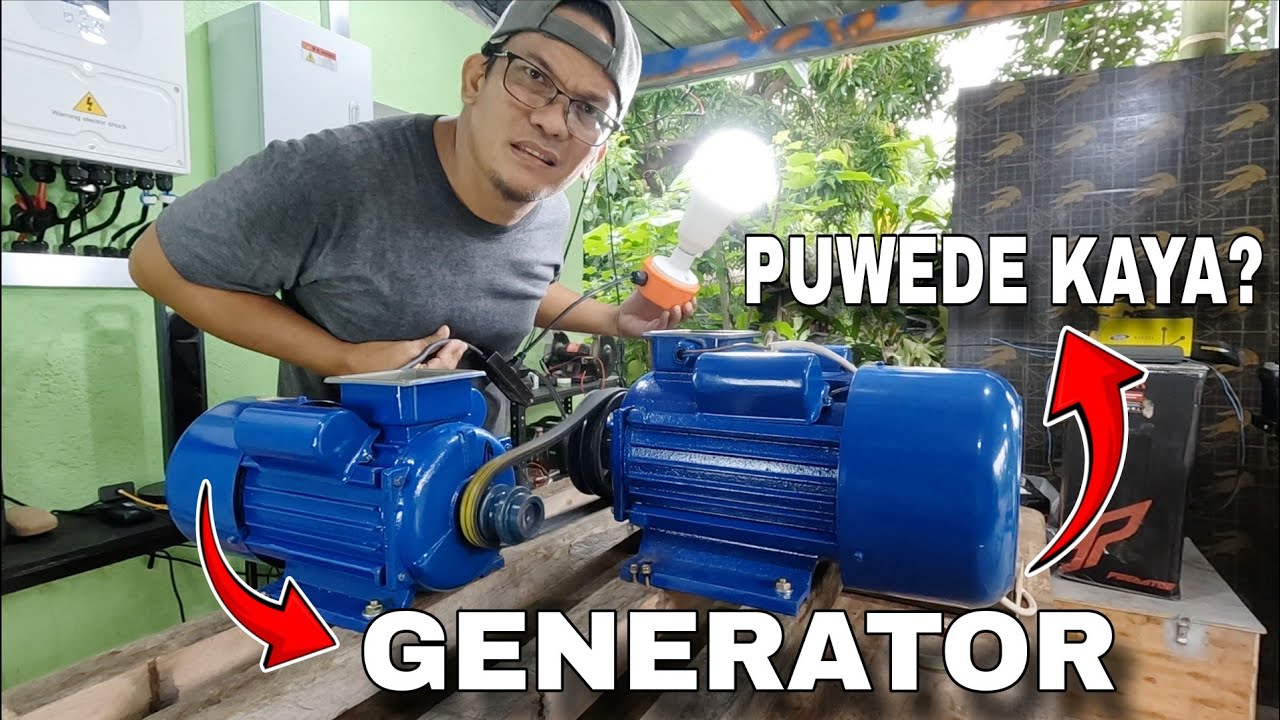 INDUCTION MOTOR PUWEDE BA MAGING GENERATOR? MICHIGAN ELECTRIC INDUCTION MOTOR 3HP