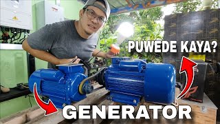 INDUCTION MOTOR PUWEDE BA MAGING GENERATOR? MICHIGAN ELECTRIC INDUCTION MOTOR 3HP