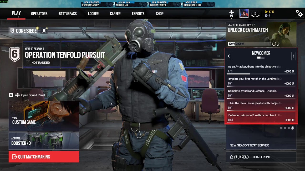 First time playing Rainbow Six Siege! Playing with friends...