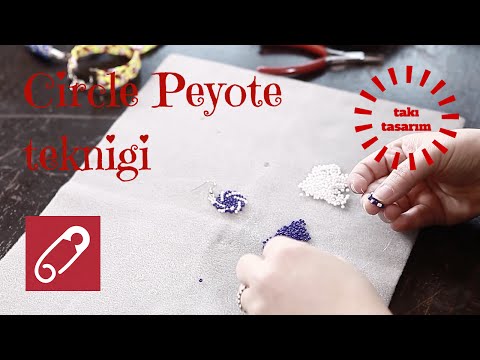 Circle peyote tekniği ile takı nasıl yapılır? - 1 - 10marifet