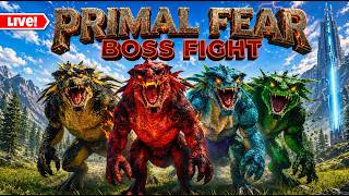 🔴 LIVE: PRIMAL FEAR BOSS FIGHT 😈💀 | EPIC BATTLE🔥| ARK Survival Evolved Hindi #live10 #hindi