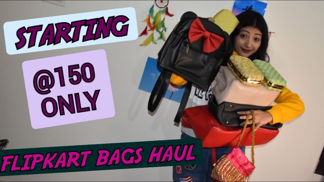 Flipkart Shopping Haul Affordable bags Starting 150 rs only