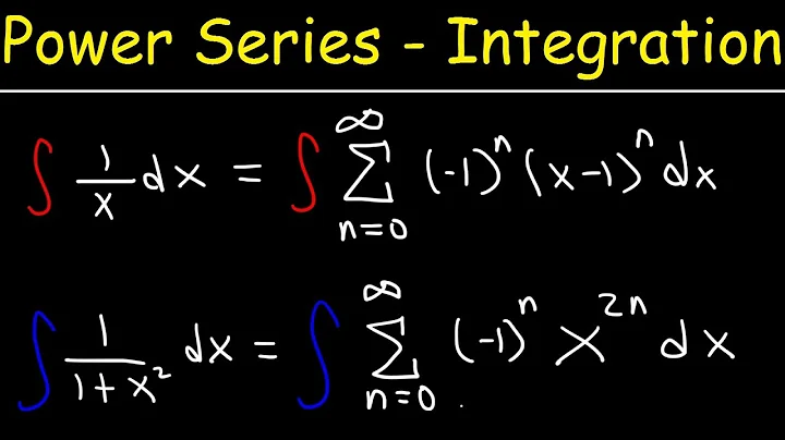 Power Series Representation By Integration - Calculus 2