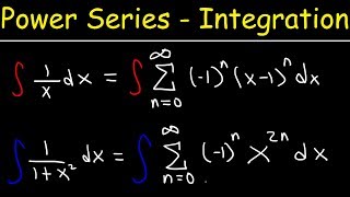 Power Series Representation By Integration - Calculus 2