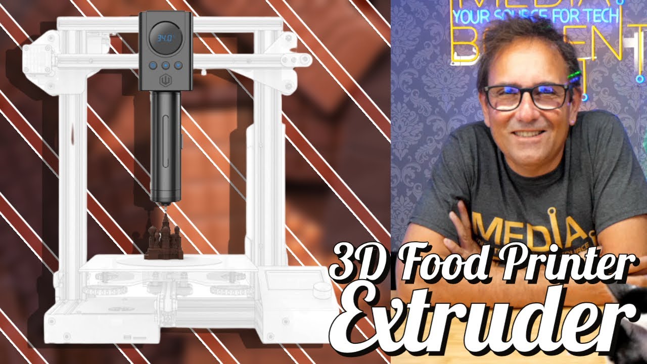 LuckyBot Food 3D Printer Extruder FULL TUTORIAL YouTube