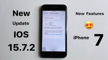 iPhone 7 New Update 😍 - IOS 15.7.2 , New features