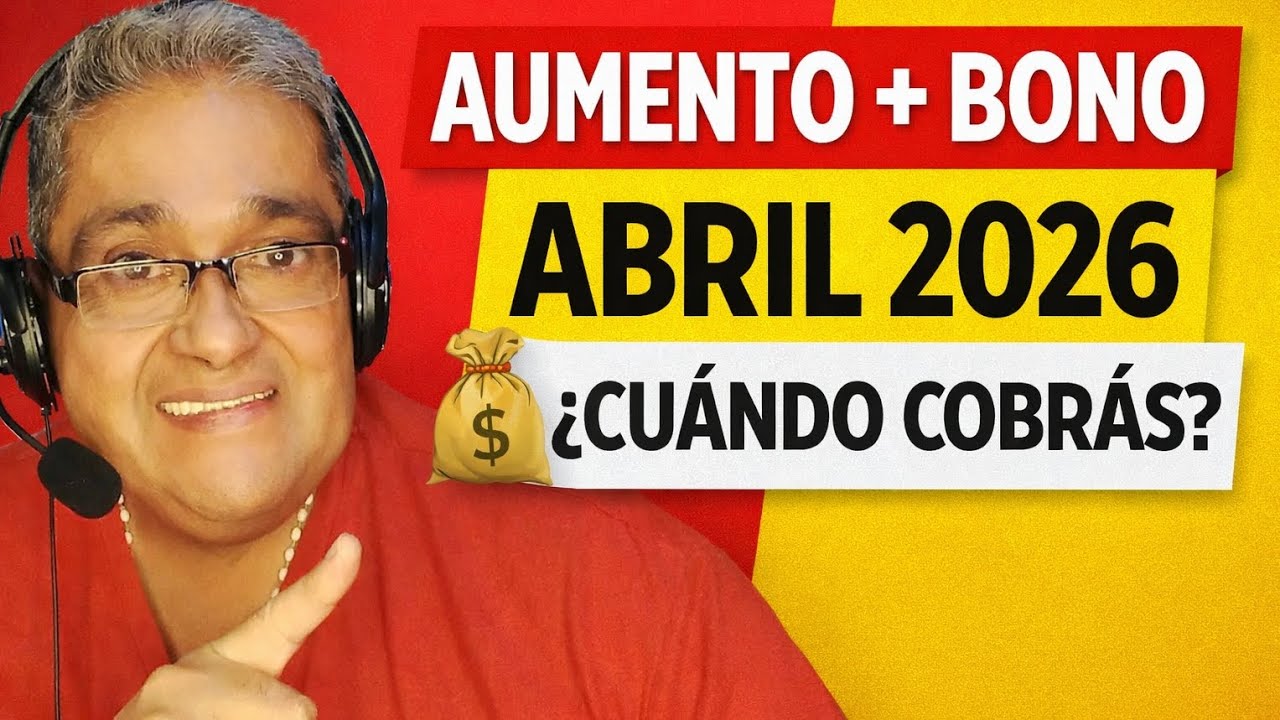 🔴 ANSES ABRIL: con aumento y bono 💵 FECHAS DE COBRO - YouTube