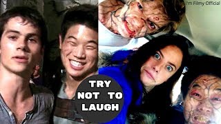 Maze Runner 1&2 Bloopers and Gag Reel - Try Not To Laugh With Dylan O'Brien
