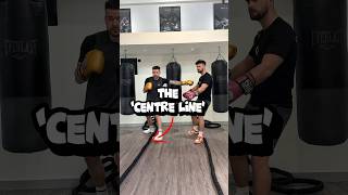 The Centre Line in Boxing 🔥 #boxing #boxingtraining #learntobox #shorts