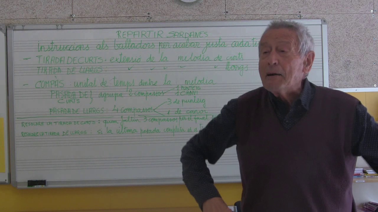 repartir sardanes, iniciació