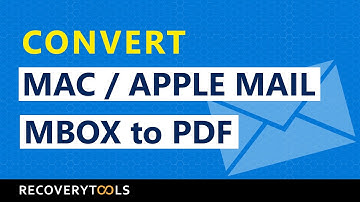 Mac Mail MBOX to PDF | Convert Apple Mail Mac MBOX to PDF Format