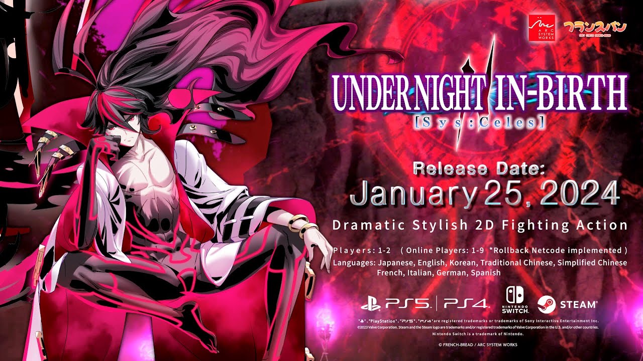 UNDERNIGHT IN-BIRTH II [Sys:Celes] – Arc System Works