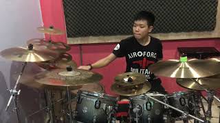 WINGS  Lipas Kudung V2  Drum 🥁 cover by Leong Yi Heng  💕💕💕🥁🥁🙏🌈🌈🌈