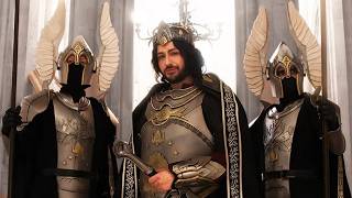 Making Aragorn's Coronation Costume (and fountain guards) - Lord of the Rings