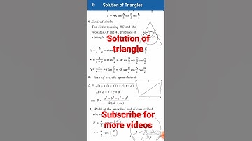 mathematics formula solutions of triangle//mathematics formula#triangle formula#b2information#math