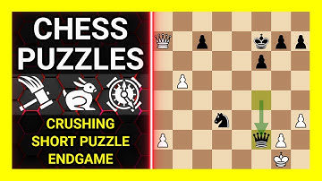 Chess Puzzles to Practice. Themes: Crushing, Short puzzle, Endgame. Learn Chess