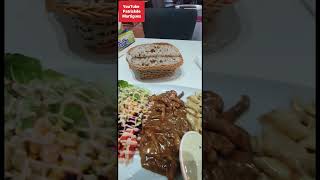 Émincé De Poulet Sauce Champignons. Café Louze. Agadir. 0813 Pm. 280525
