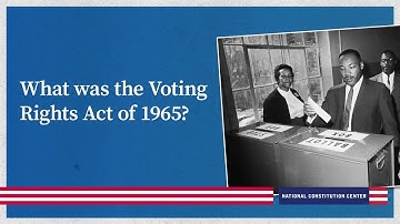 What was the Voting Rights Act of 1965?