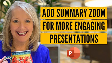 Discover the Key to Dynamic Presentations with PowerPoint Summary Zoom