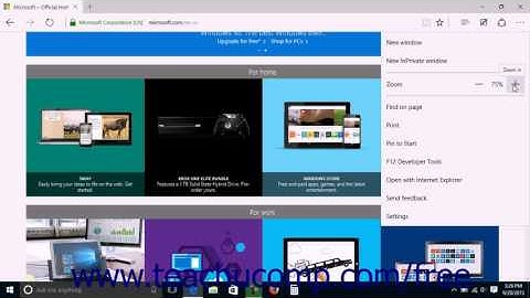 Windows 10 Tutorial Zoom Web Pages in Microsoft Edge Microsoft Training