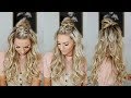 Half Up Mohawk Braided Top Knot