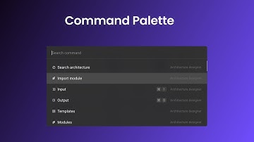 New feature: Command Palette ⌨️
