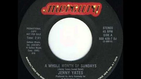 Jenny Yates "A Whole Month Of Sundays"