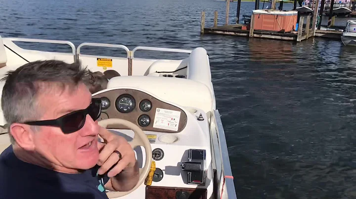 Pontoon driving tricks with Briscoe