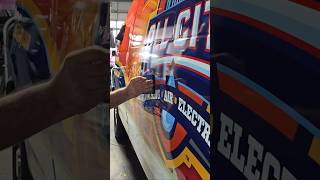 Custom Chevy Express Vinyl Wrap Install | Squeegee Application Highlights
