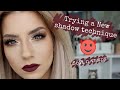 Trying a new shadow technique | Soft & Vampy Quickie Tutorial