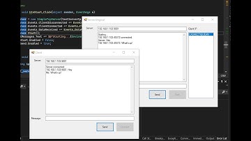 A simple Messaging Application using C# and SuperSimpleTCP