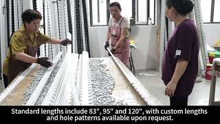 MEIHE BHMA&UL Certified Full Mortise Continuous Geared Hinges Assembling