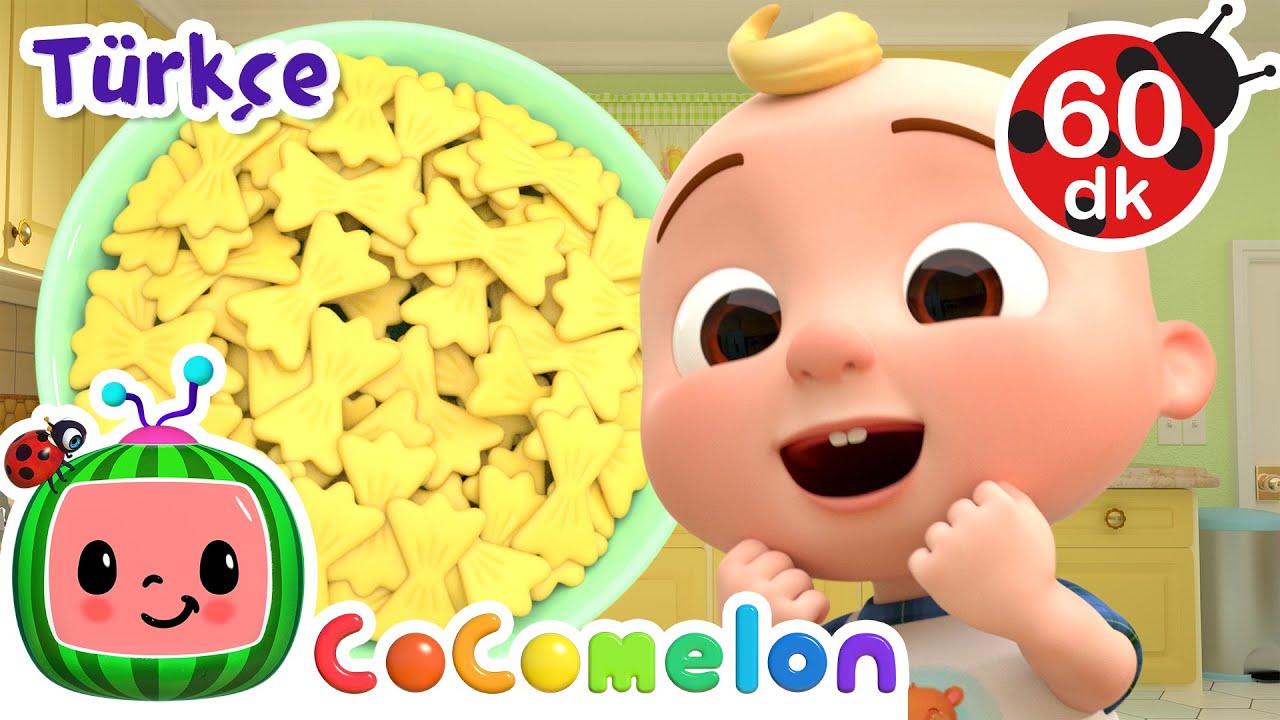 Makarna Şarkısı 🍝 | COCOMELON | Çocuk Çizgi Filmleri | Moonbug Kids Türkçe