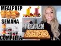 MEAL PREP 5 DESAYUNOS DELICIOSOS/ COCINA 1 DIA PARA TODA LA SEMANA