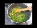 Aloo Methi (Potato cooked with fresh Fenugreek Leaves)