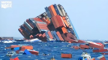 Losing More than 1800 Containers: The Most Epic Large Container Ship Disaster Costs $ Billions