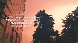 STORY WA FALLEN KINGDOM GUTIXA SLOW semakin kamu serius dalam hubungan, semakin kamu tidak di hargai