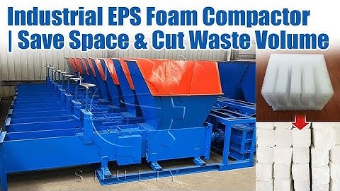 Industrial EPS Foam Compactor  Save Space & Cut Waste Volume #compassion