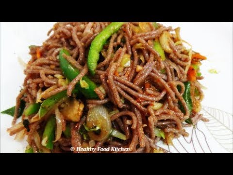 Healthy Noodles Recipe-Ragi Noodles - Finger Millet Noodles Recipe-Noodles Recipe in Tamil