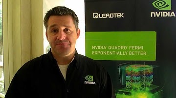 Jeff Brown, VP of NVIDIA Quadro Professional Solutions talks about Fermi